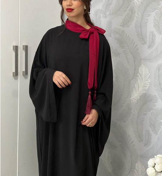 Abaya avec noeud